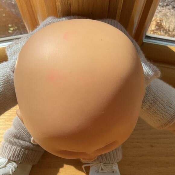 1978 1983 O.A.A CPK Cabbage Patch Kid Clothing and Shoes One Tooth Blue Eyes 16" - Picture 7 of 9